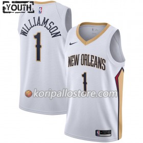 New Orleans Pelicans Zion Williamson 1 Nike 2019-2020 Association Edition Lasten Pelipaidat Swingman